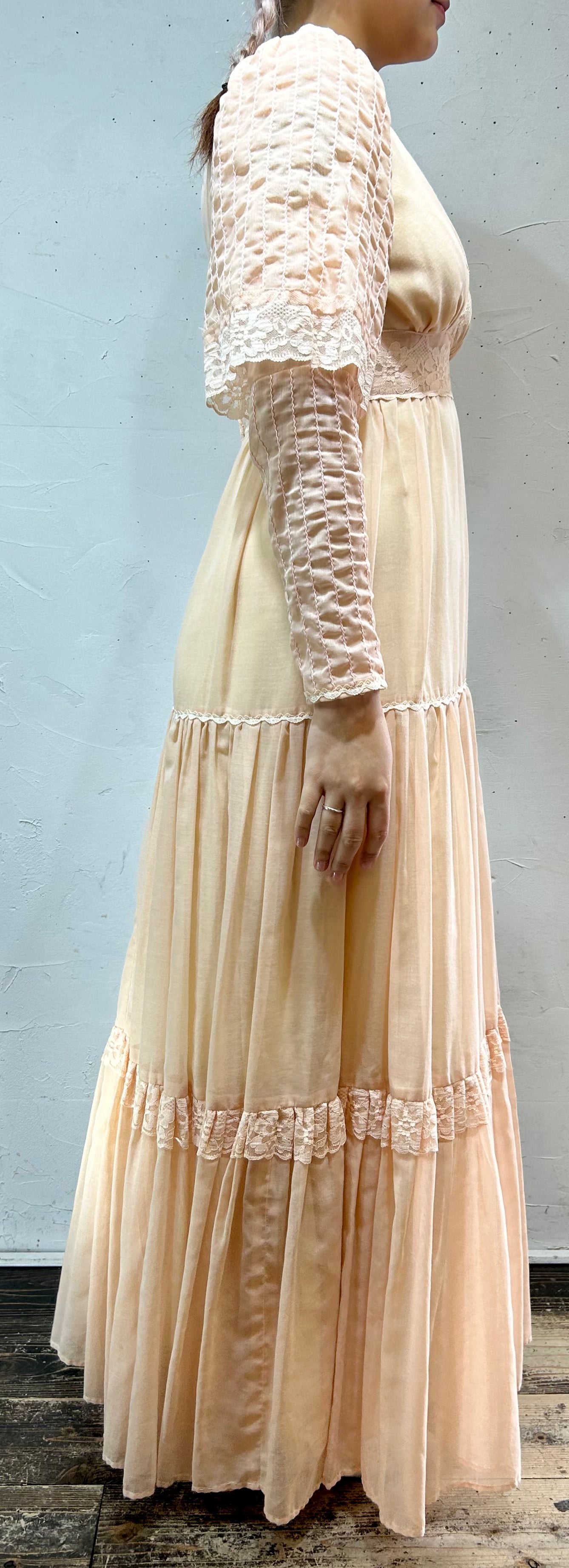 GUNNE SAX SCOT MCCLINTOCK ペプラムヴィンテージドレス GUNNE SAX SCOT MCCLINTOCK ペプラムヴィンテージドレス