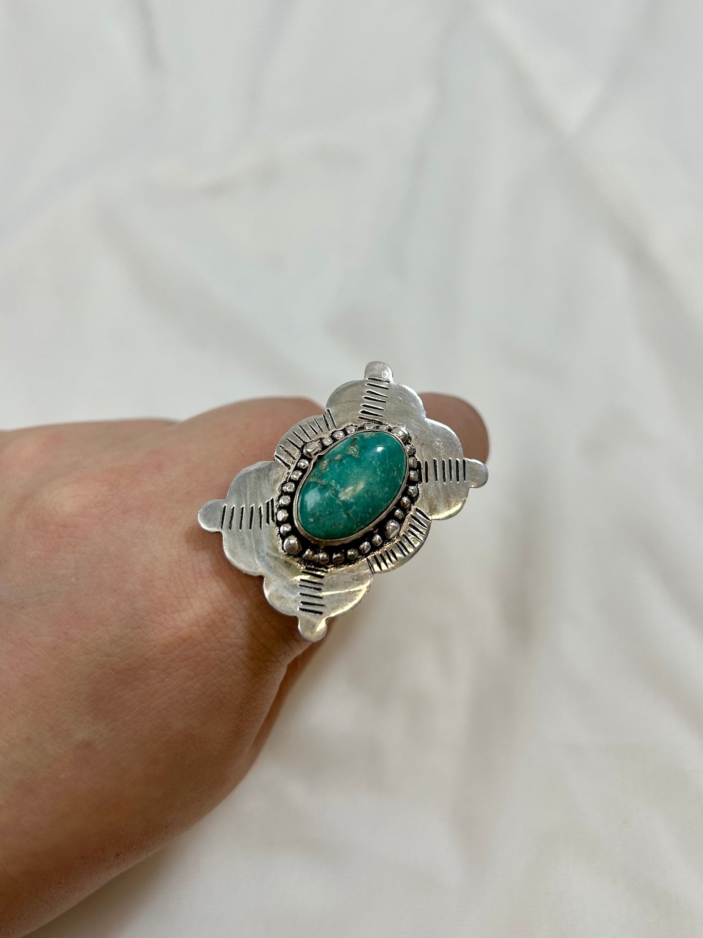 Vintage 925Silver Ring [G27981]