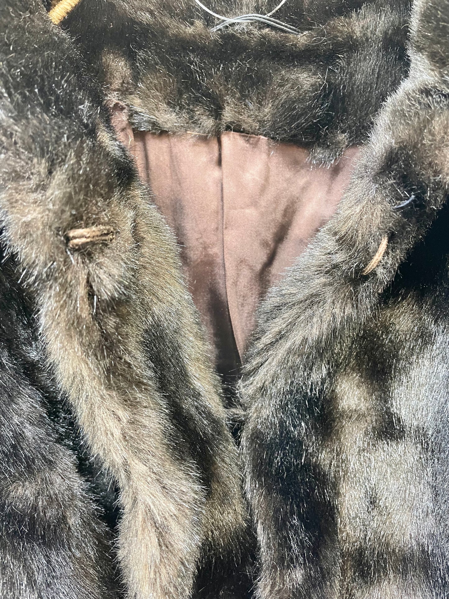 ‘50-’60sVintage Eco Fur Coat [L25721]