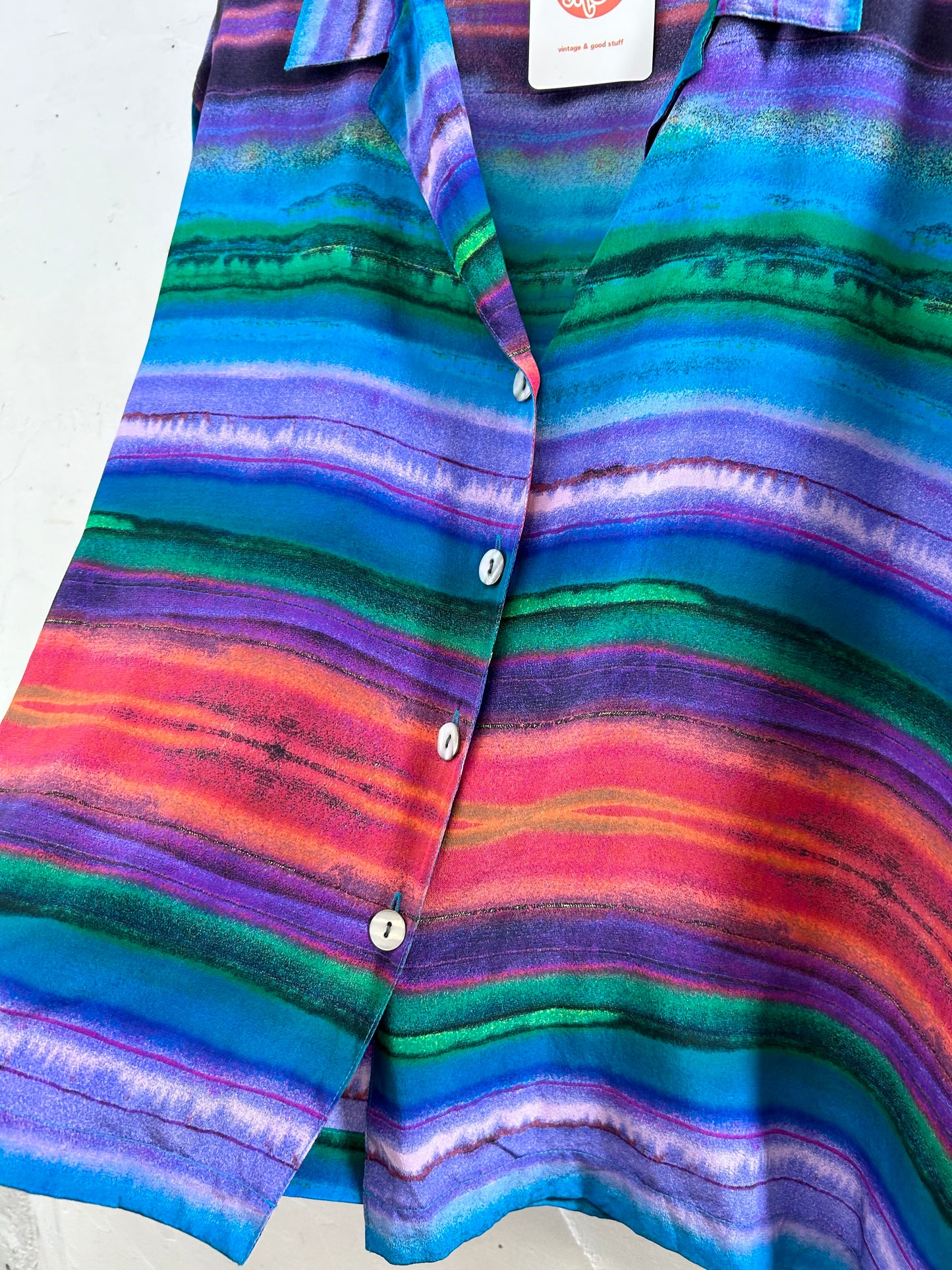 Vintage Silk Shirt 〜CHICO’S〜 [F27633]