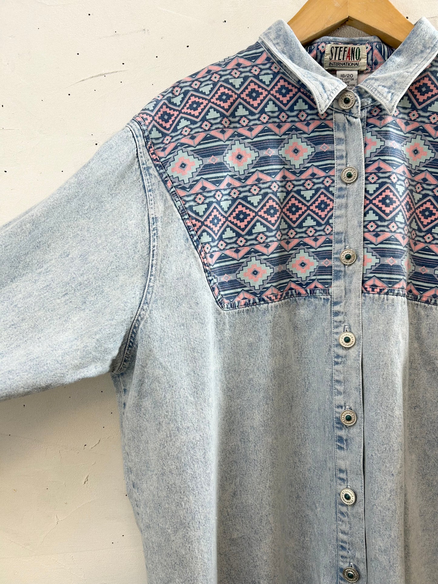 Vintage Denim Shirt MADE IN USA [F27636]