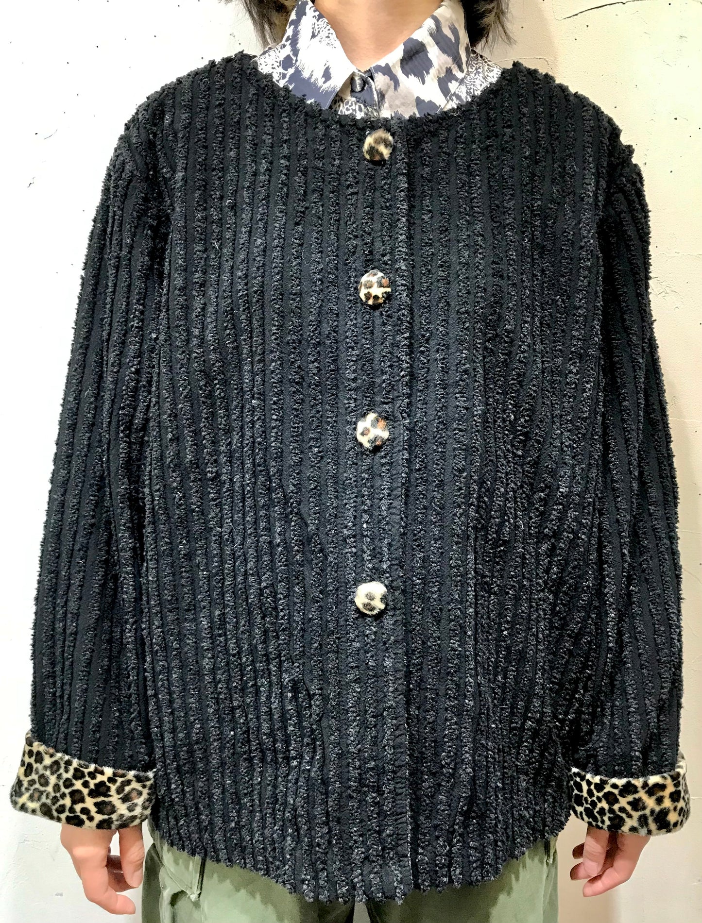 Vintage Chenille Weave Jacket MADE IN USA [K25679]