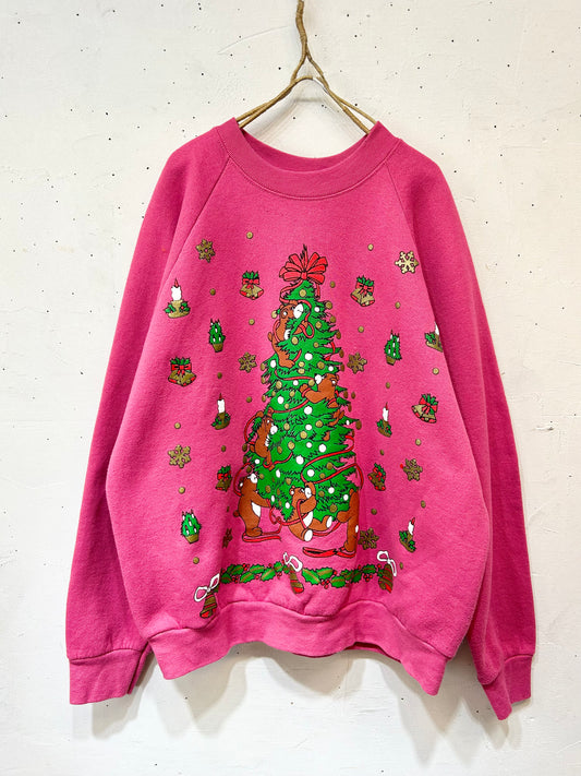 Vintage Xmas Sweat 〜FRUIT OF THE LOOM〜 [K25683]