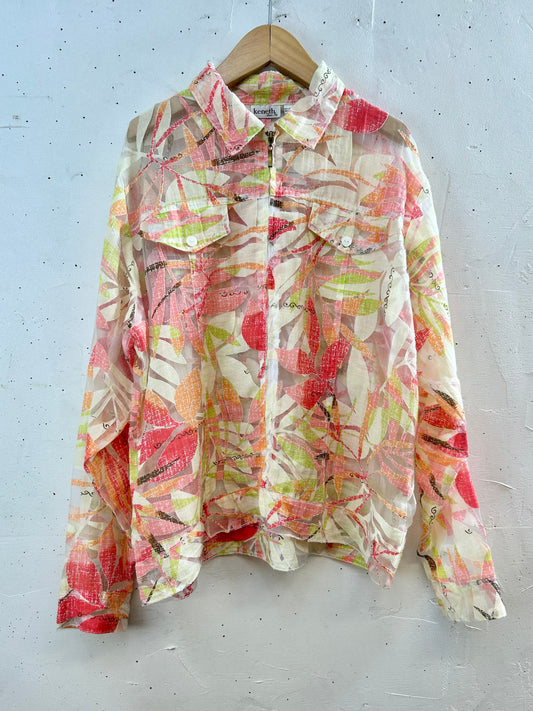 Vintage Sheer Shirt Jacket [E30257]