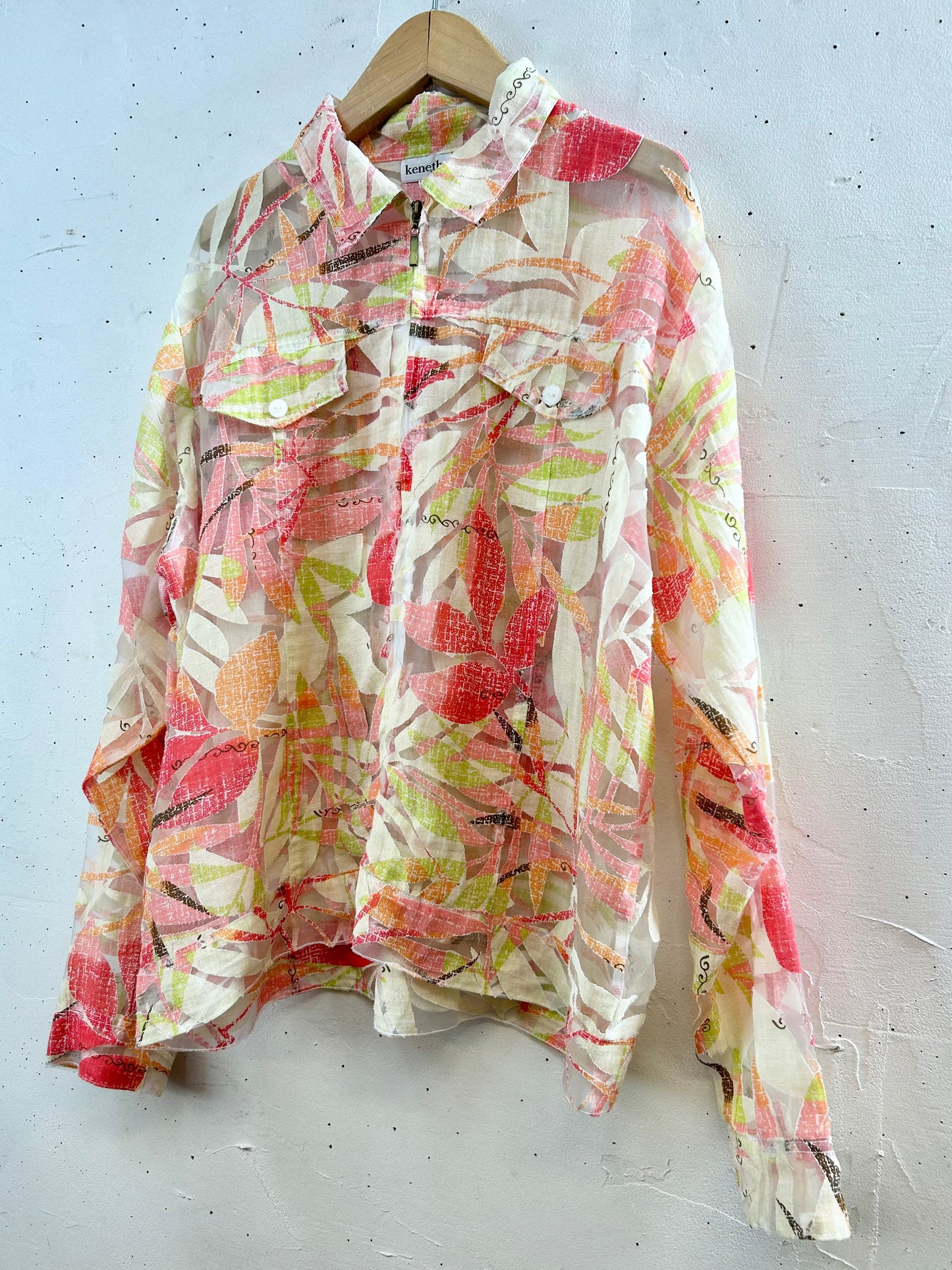 Vintage Sheer Shirt Jacket [E30257]