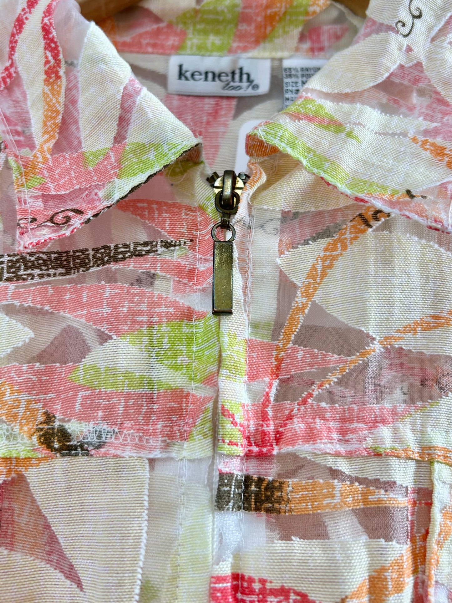 Vintage Sheer Shirt Jacket [E30257]