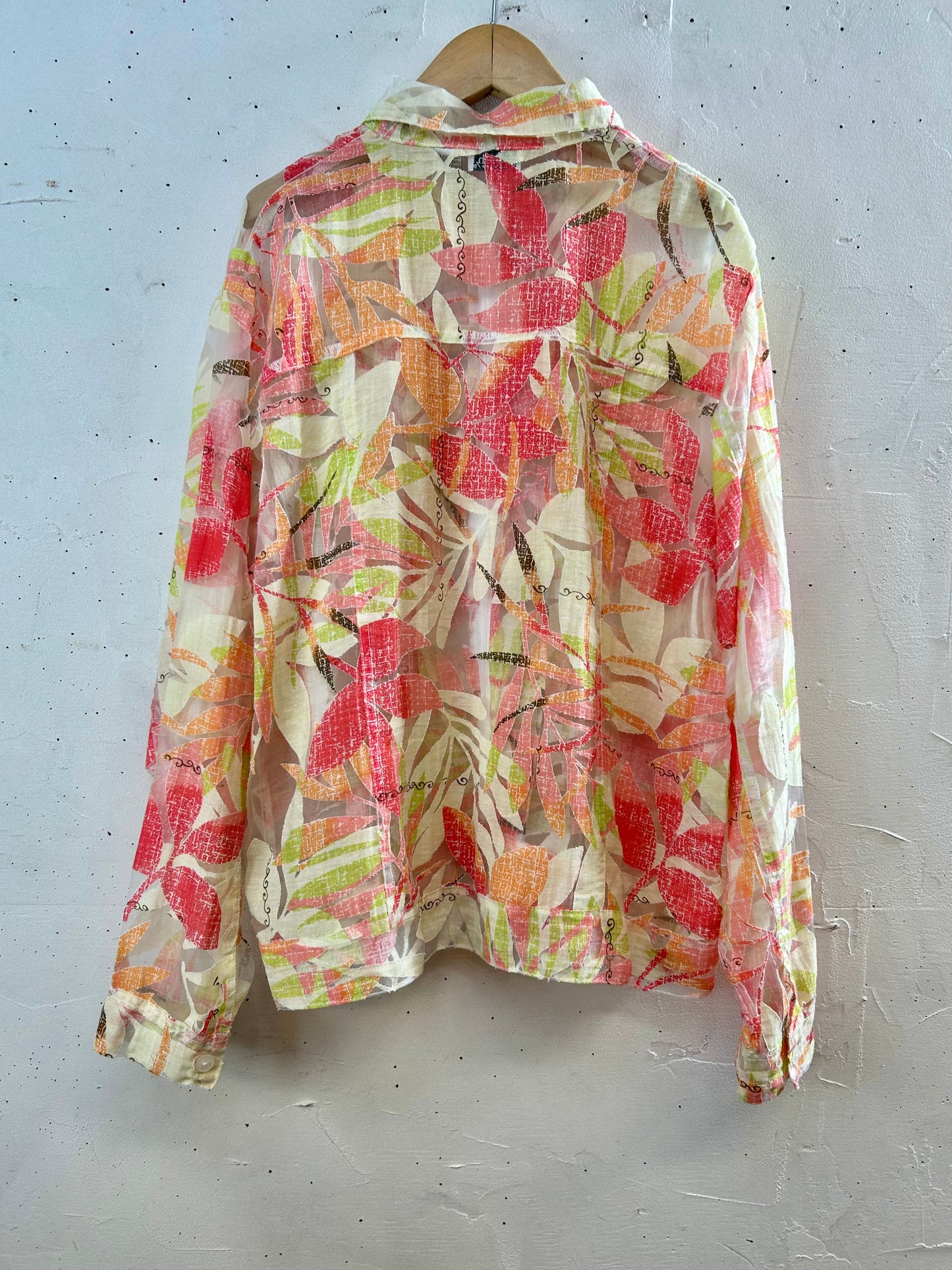 Vintage Sheer Shirt Jacket [E30257]