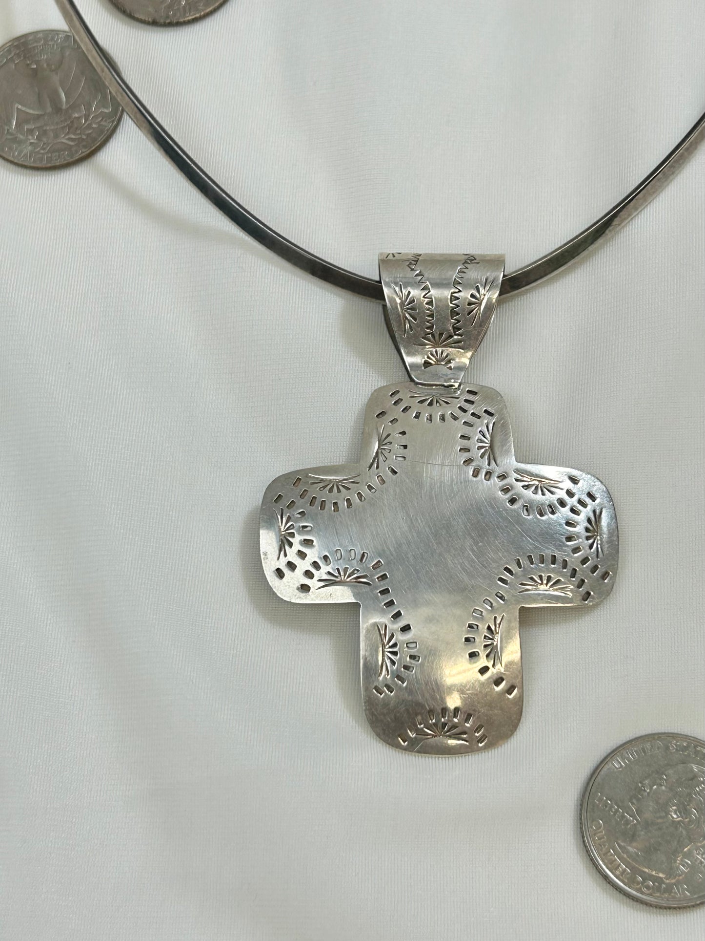 Vintage 925Silver Pendant Top MADE IN MEXICO [G27973]