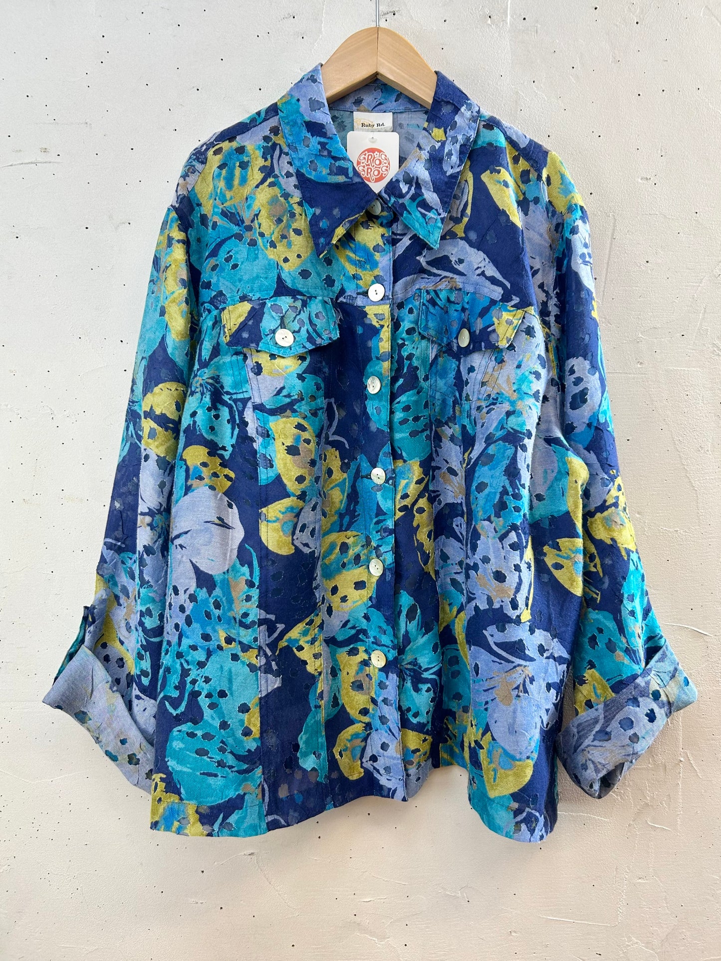 Vintage Sheer Shirt Jacket [E30258]