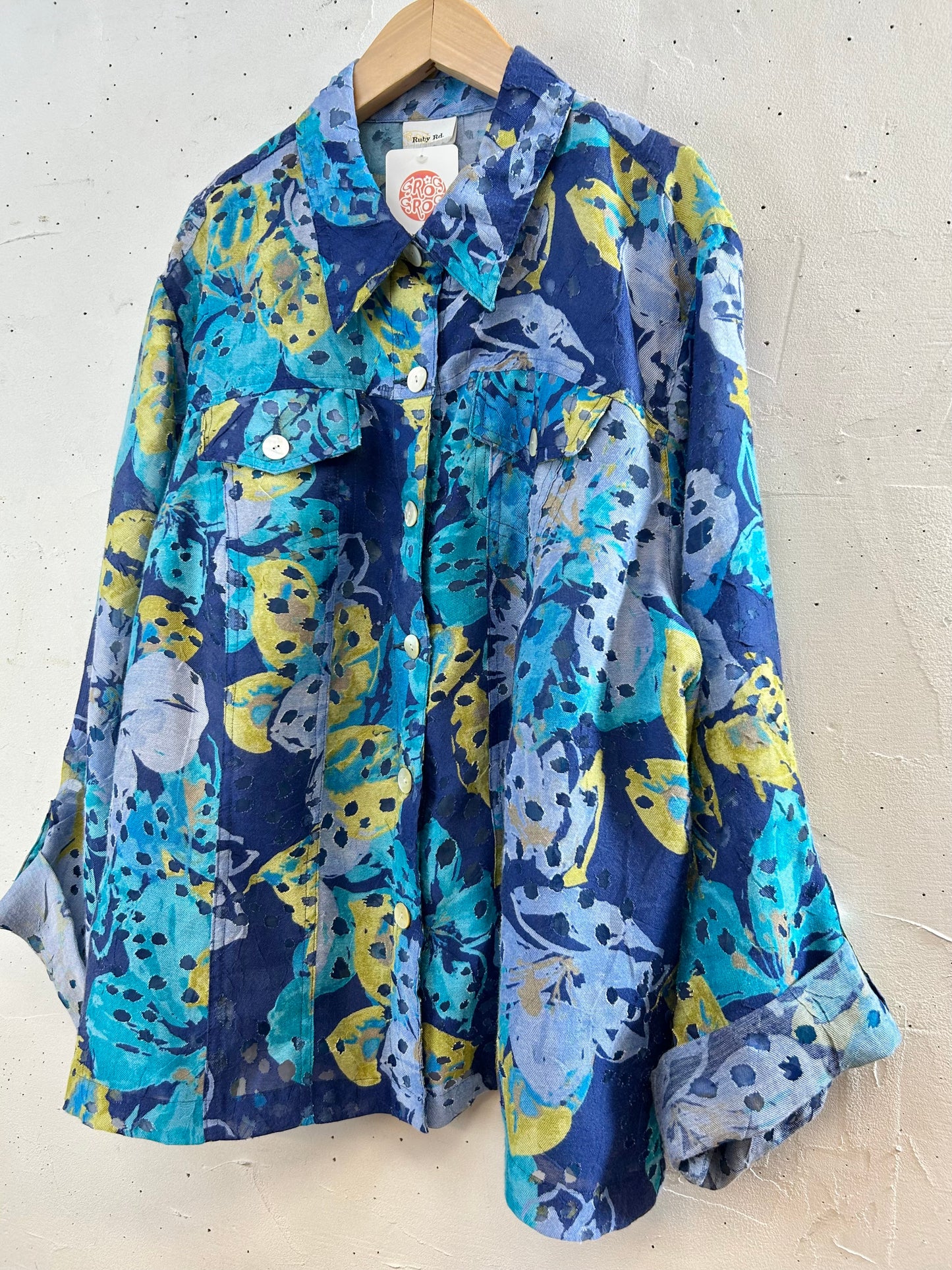 Vintage Sheer Shirt Jacket [E30258]