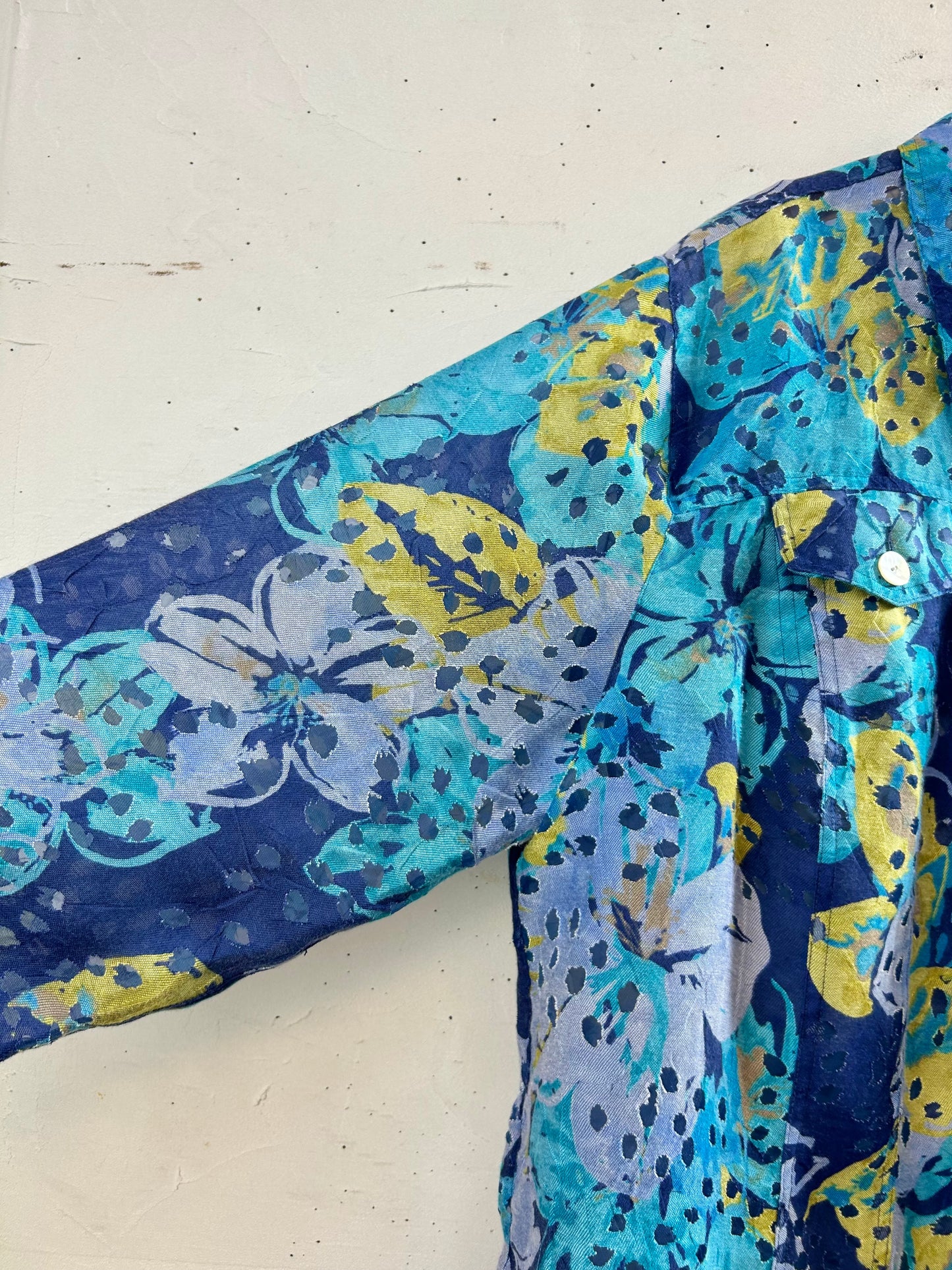 Vintage Sheer Shirt Jacket [E30258]