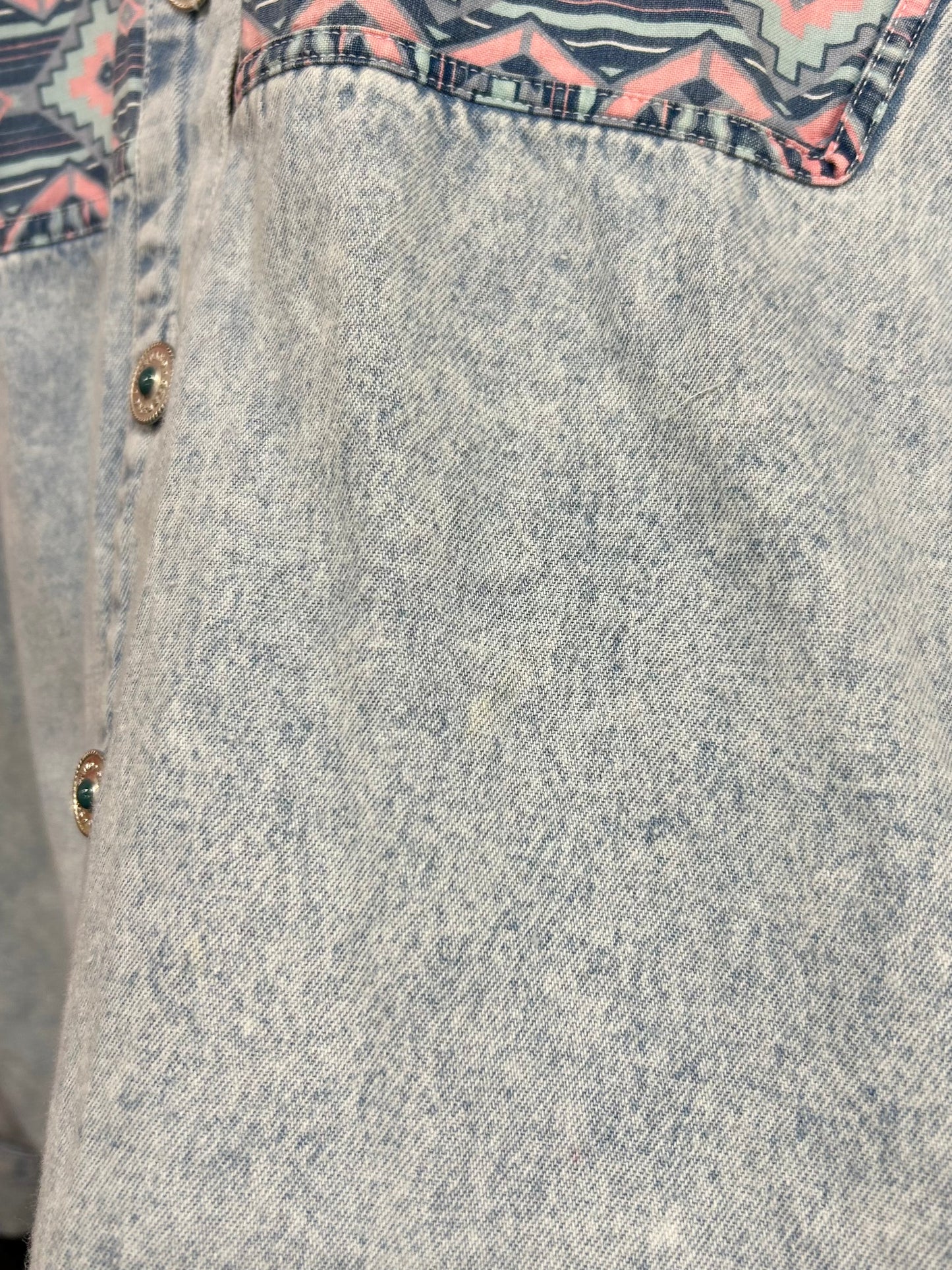 Vintage Denim Shirt MADE IN USA [F27636]