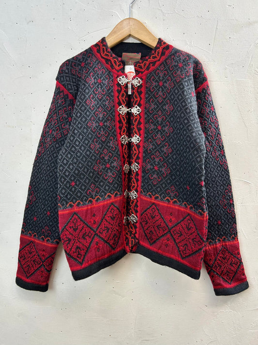 Vintage Nordic Knit Cardigan [L29195]