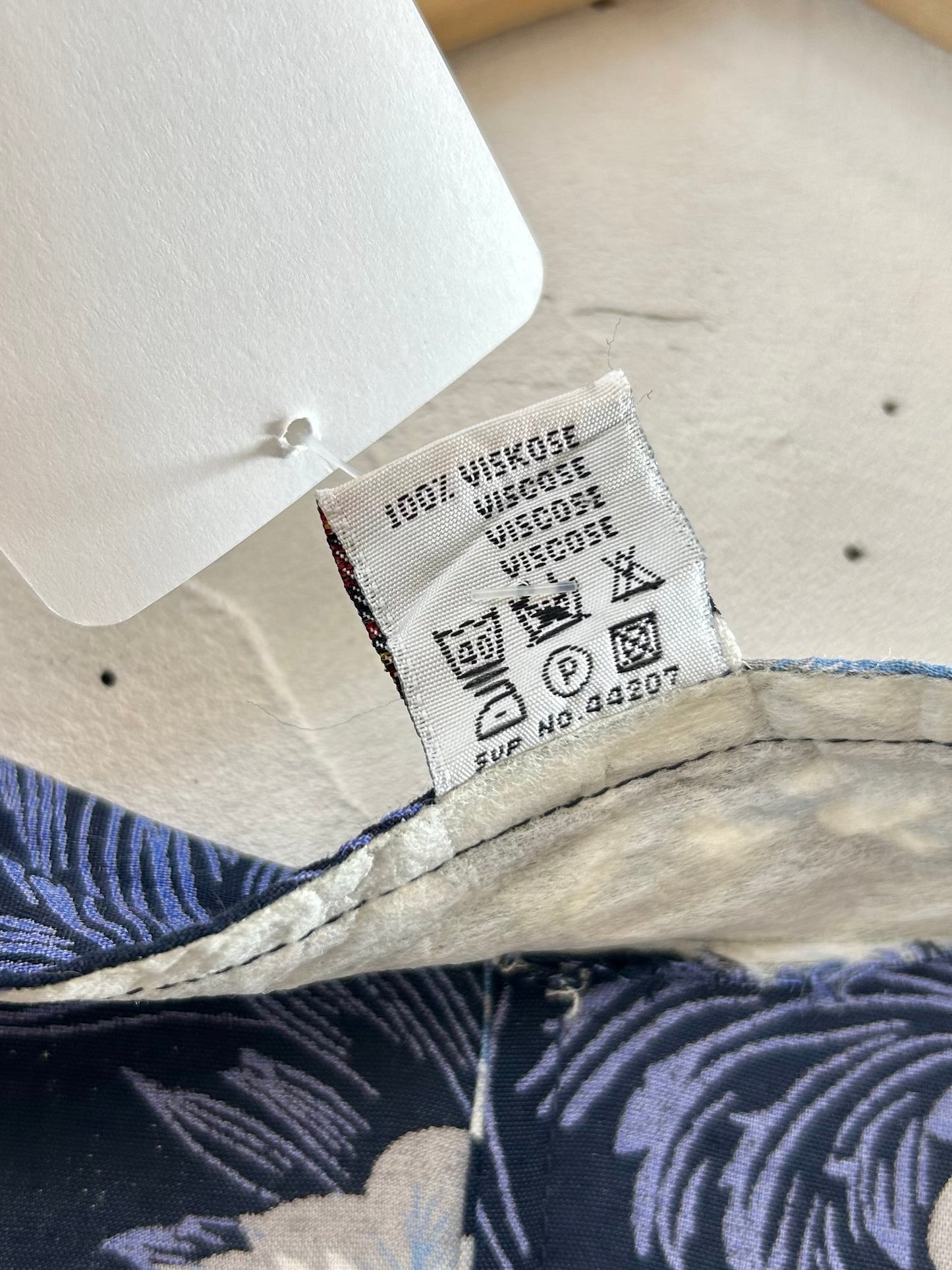 Vintage Viscose Patchwork Dress [E30264]