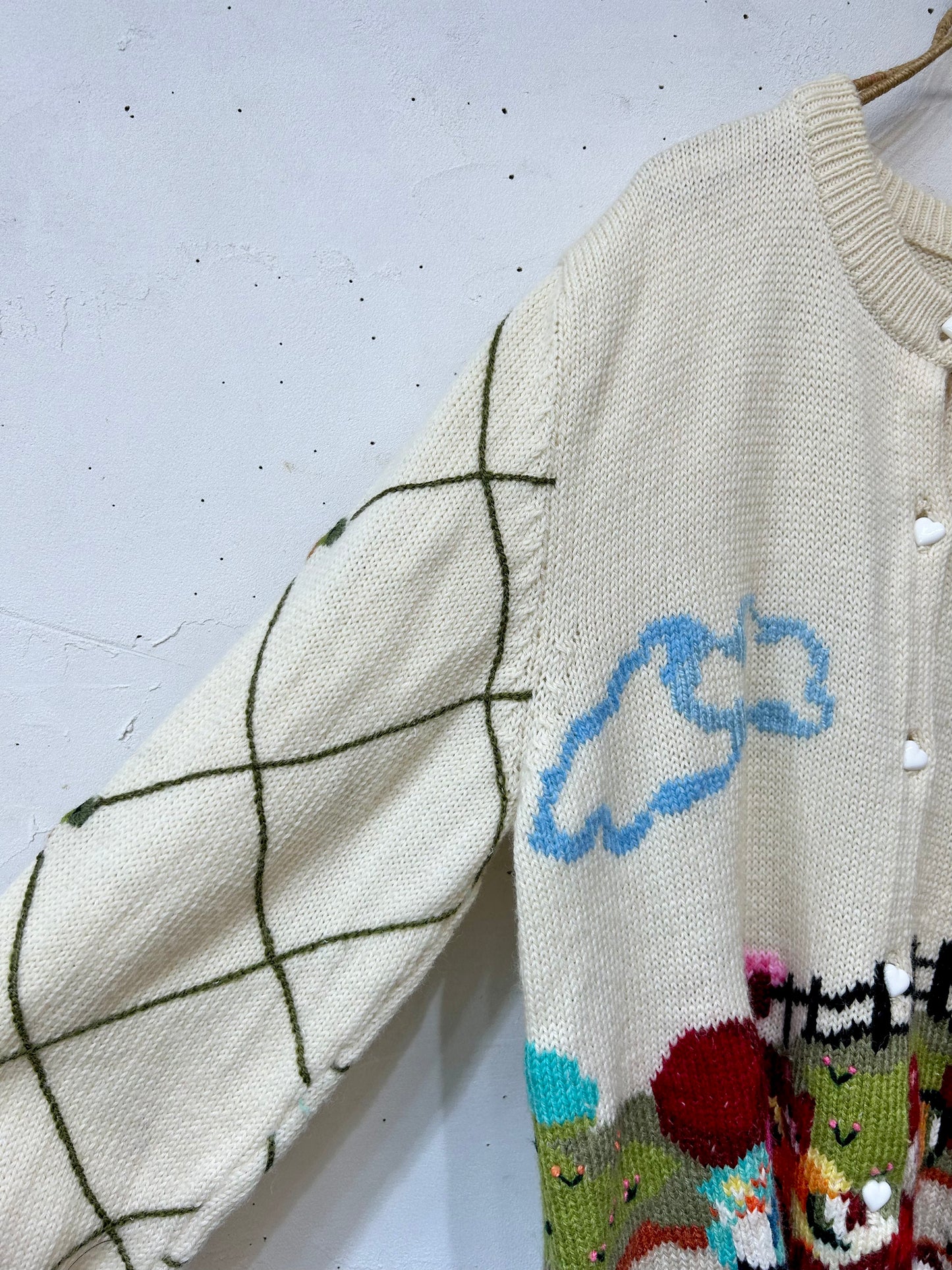 Vintage Hand Knit Cardigan [K25685]