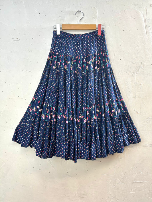 Vintage Tierd Skirt [A29405]