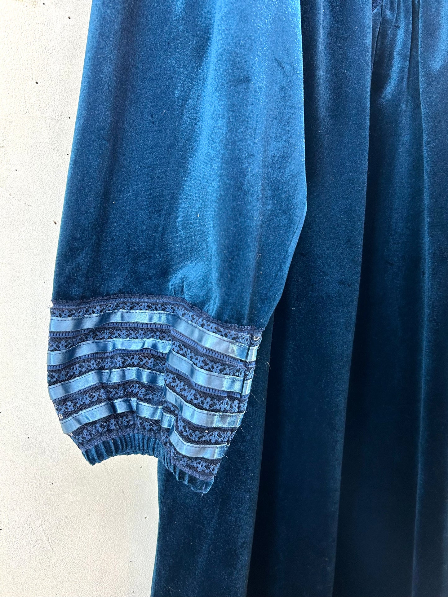Vintage Velours Dress MADE IN USA [K28965]