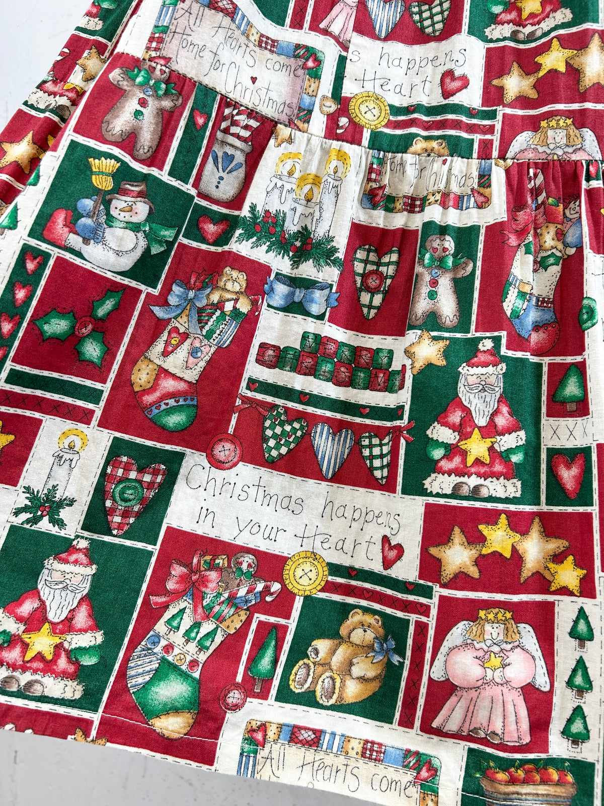 Vintage X'mas Tiered Skirt 〜TEXAS〜 [J34354]