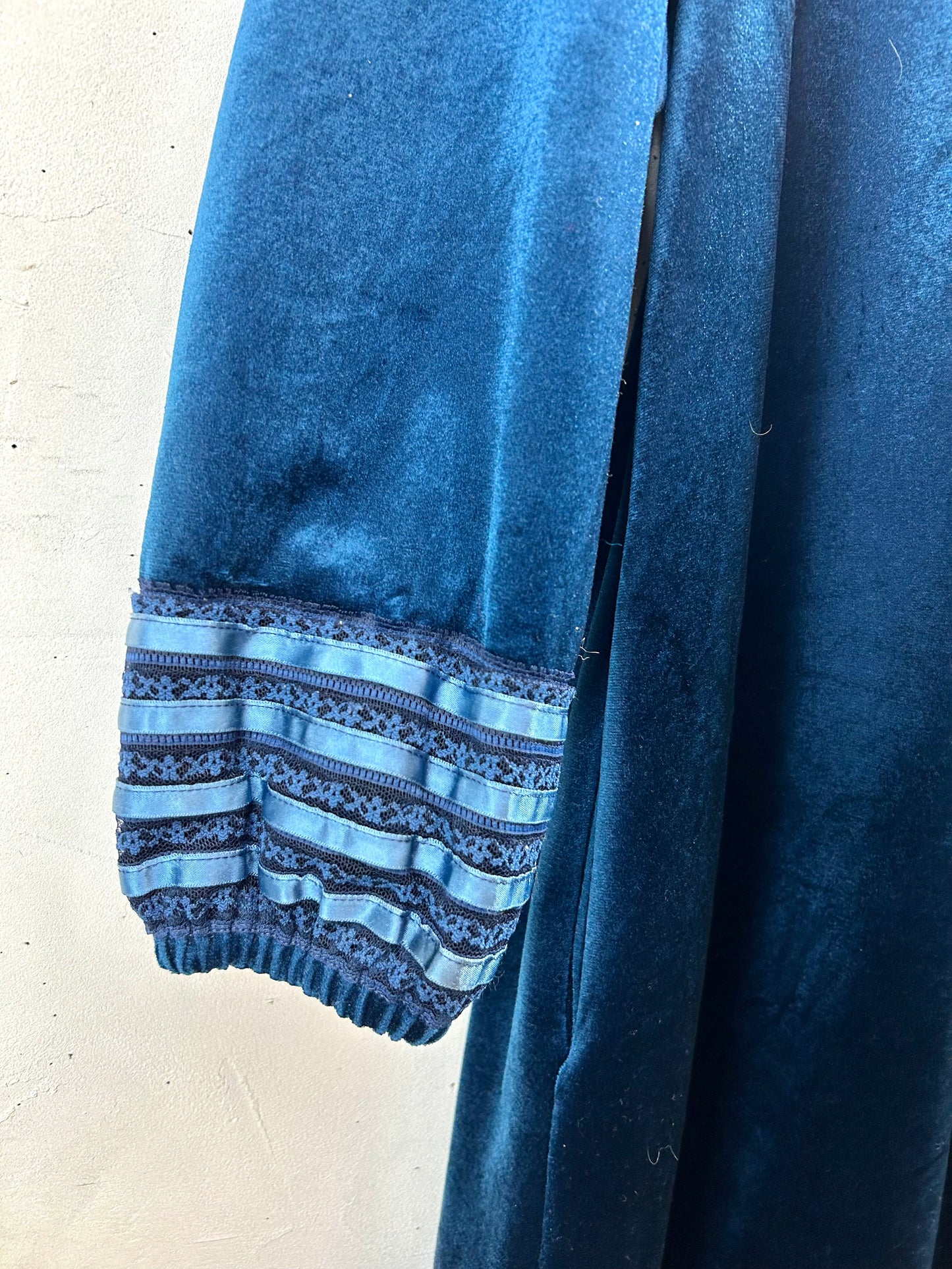 Vintage Velours Dress MADE IN USA [K28965]