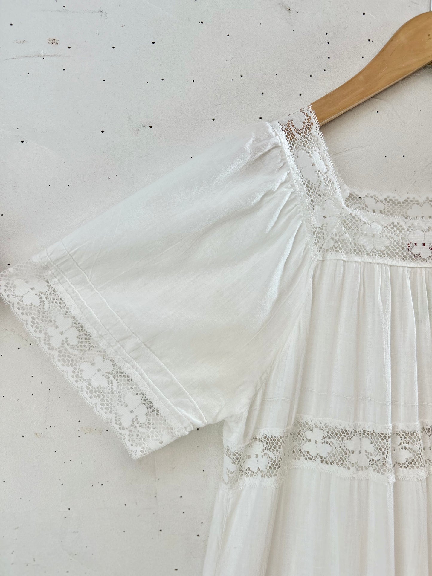 Vintage White Dress [F30481]