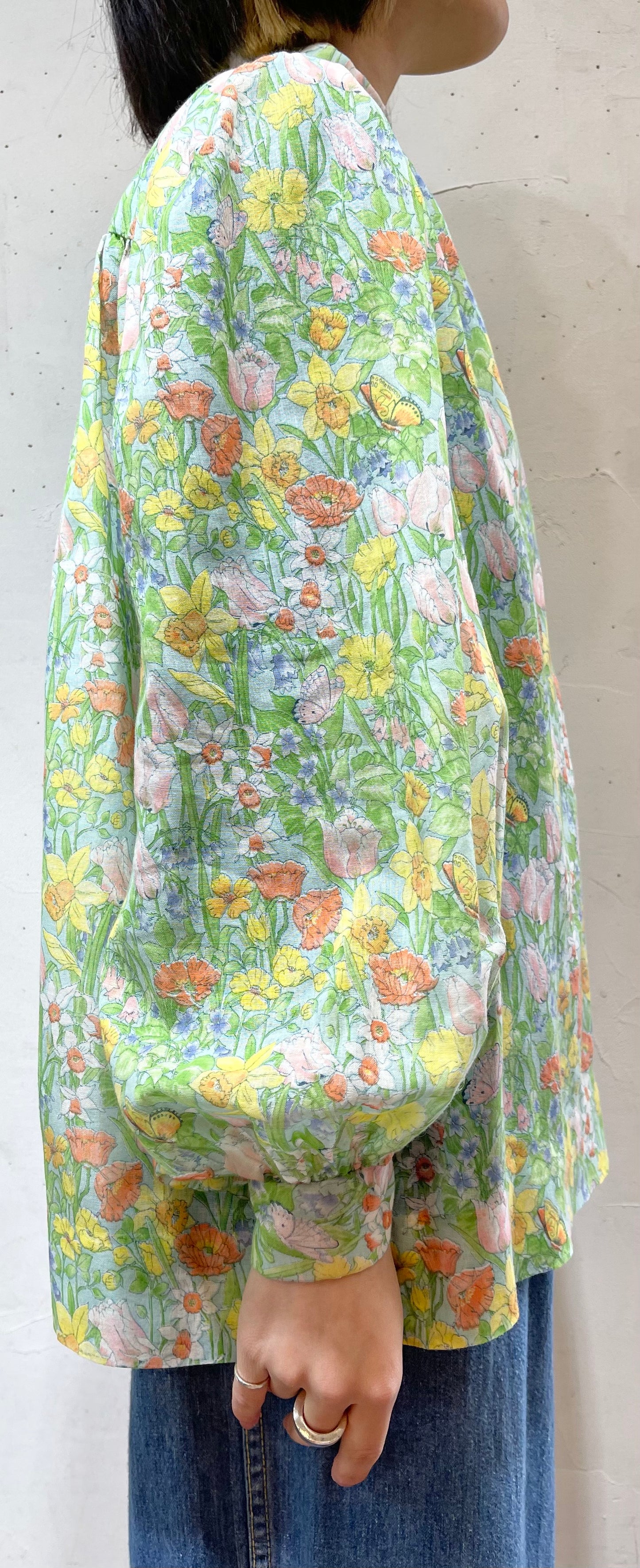 Vintage Flower Blouse [B26165]