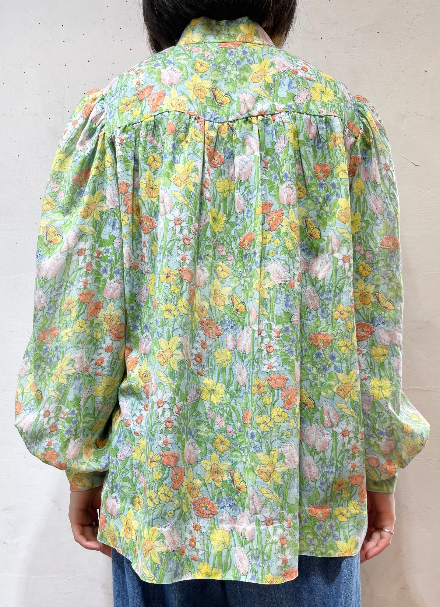 Vintage Flower Blouse [B26165]