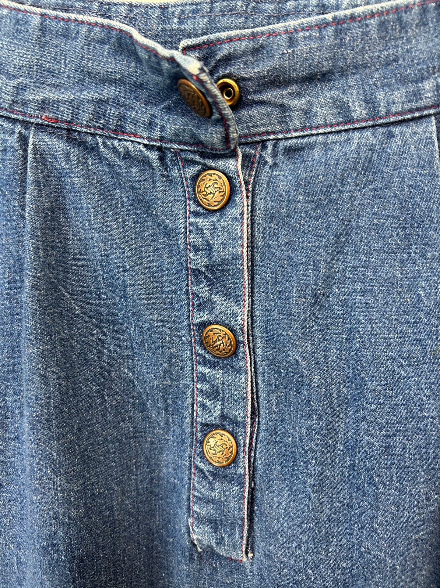 Vintage Denim Skirt [E27198]