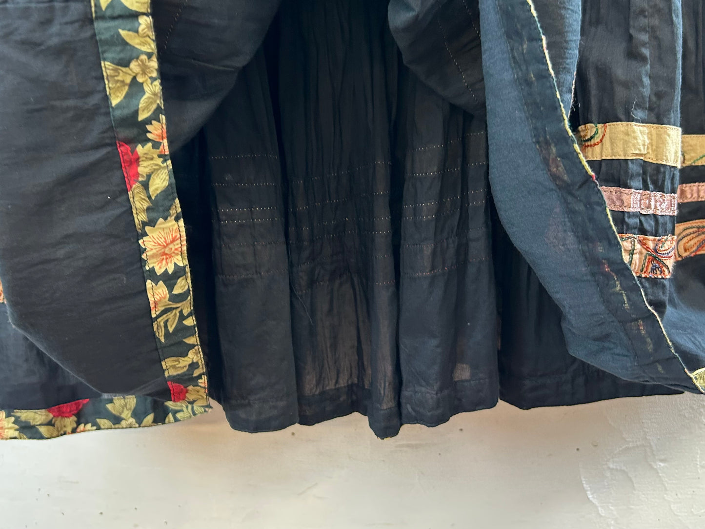 Vintage Tiered Skirt MADE lN INDIA [E30259]
