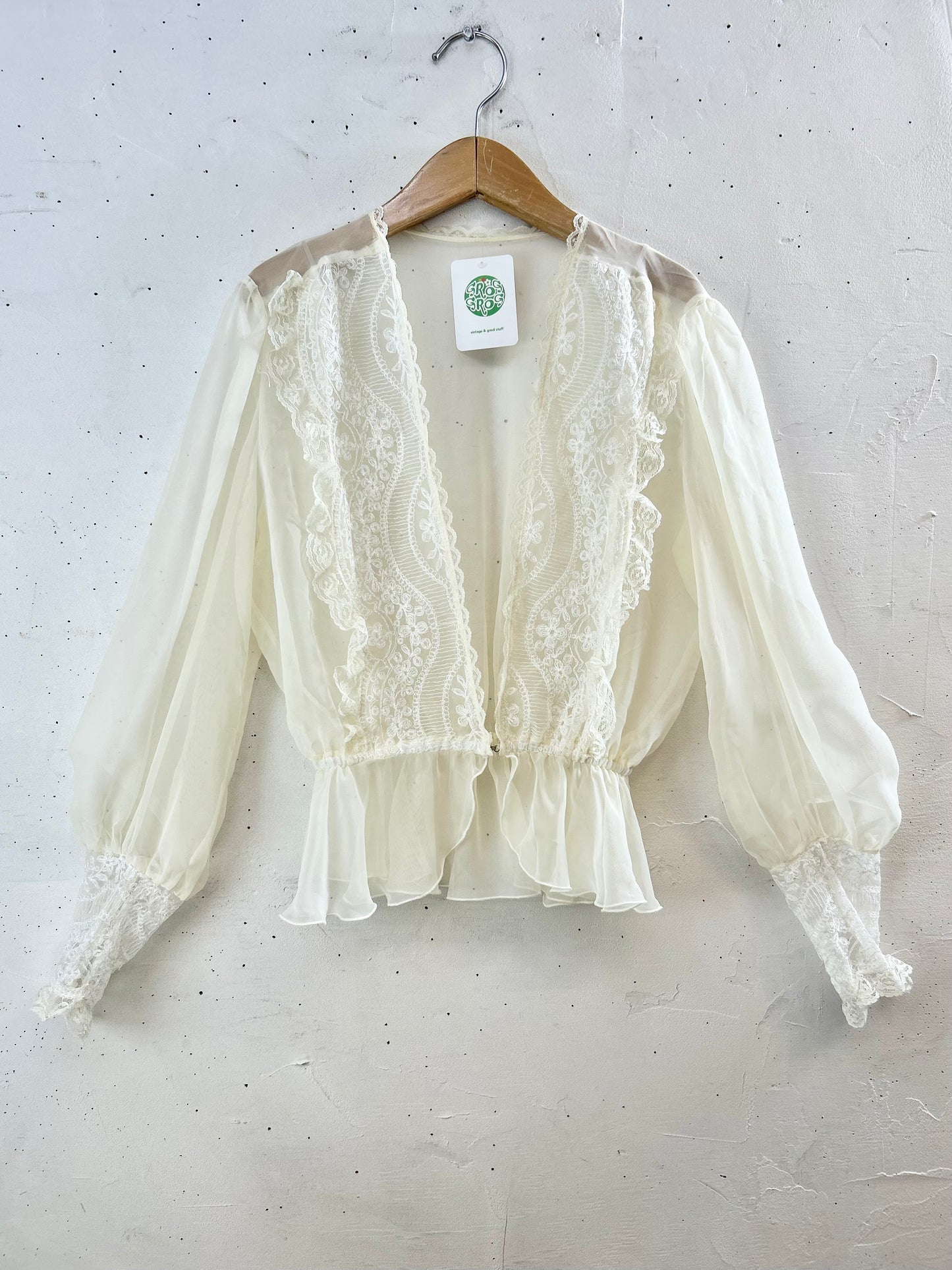 Vintage Sheer Blouse [F30480]