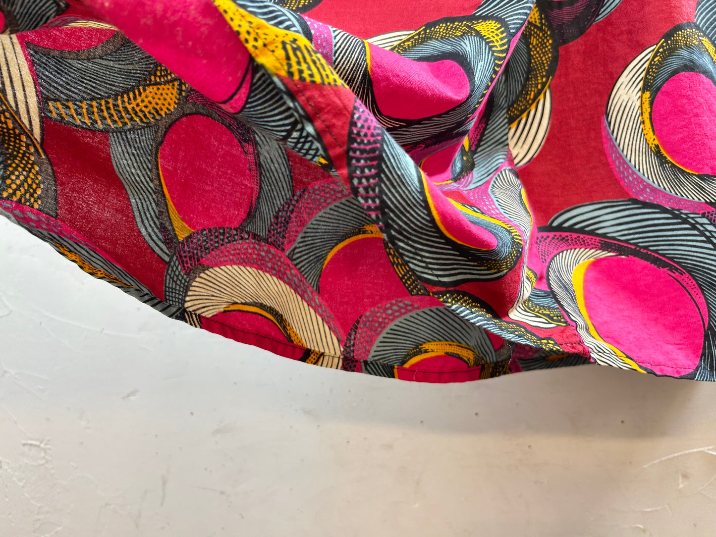 Vintage African Batik Skirt [E30260]