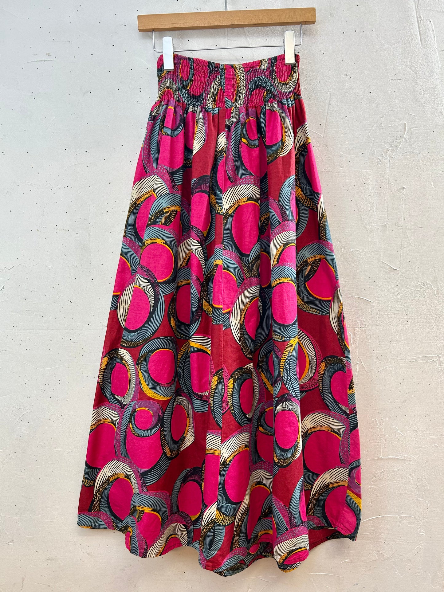 Vintage African Batik Skirt [E30260]
