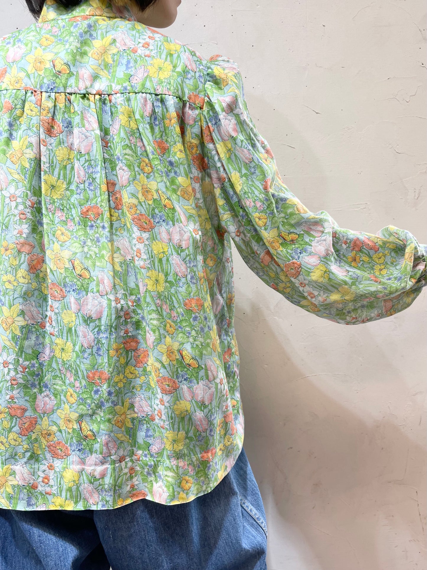 Vintage Flower Blouse [B26165]