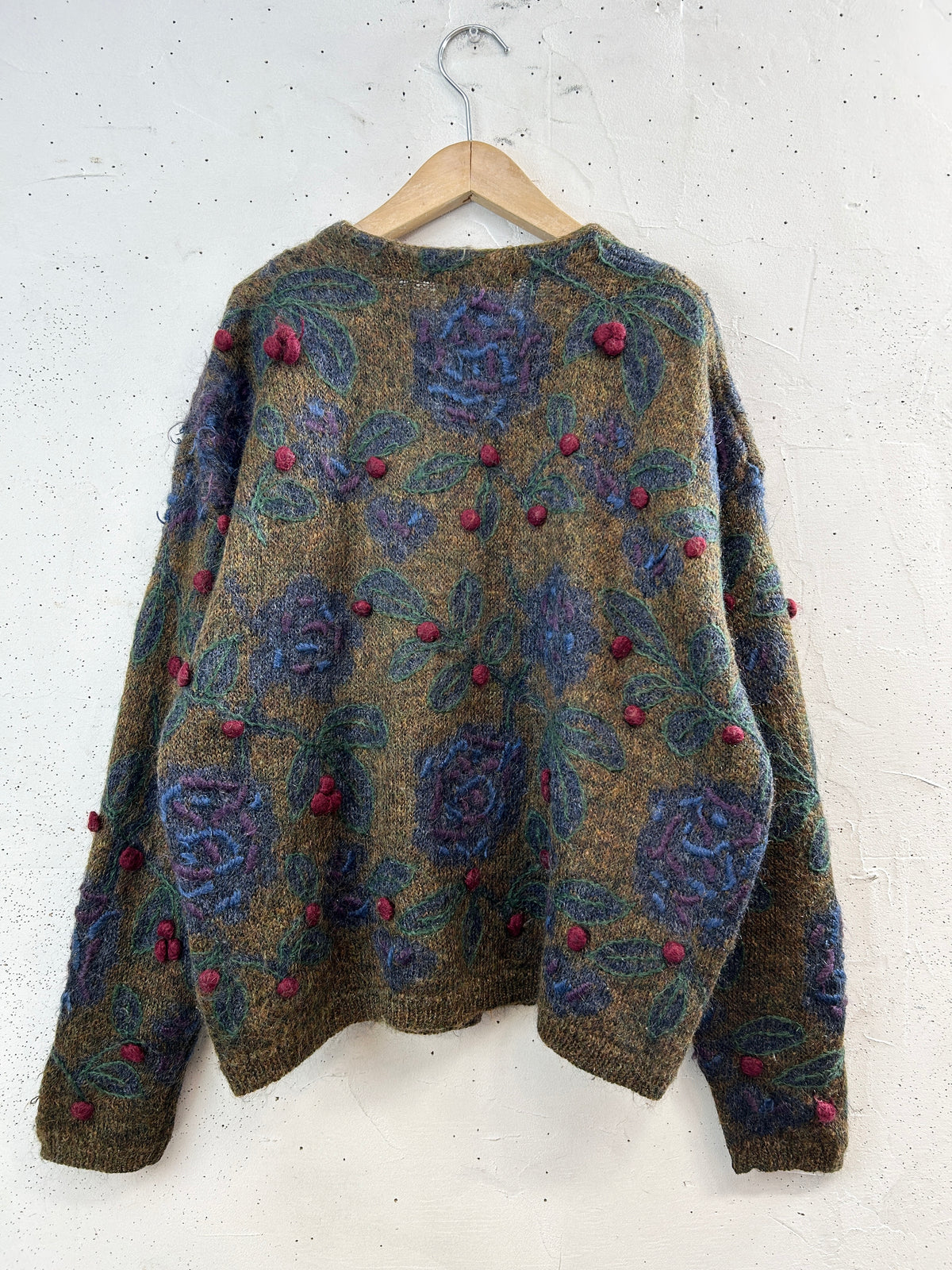 Vintage Mohair Knit Cardigan [J34358]