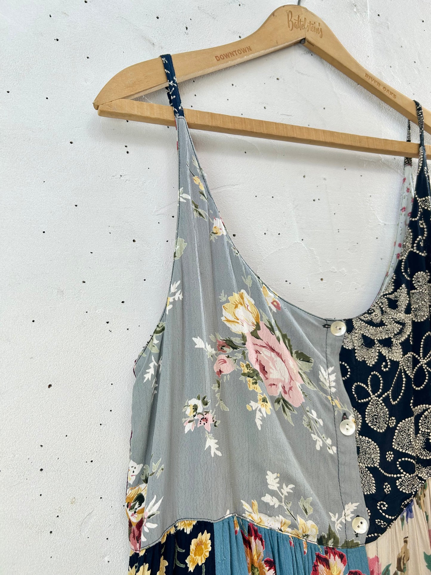 Vintage Indian Rayon Camisole Dress [E30263]