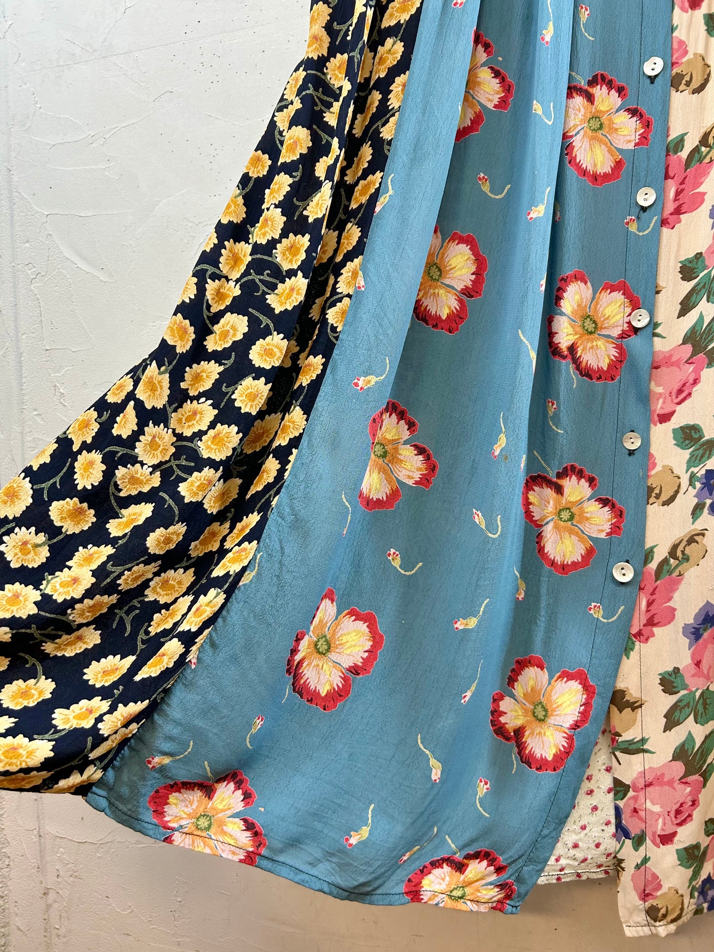 Vintage Indian Rayon Camisole Dress [E30263]