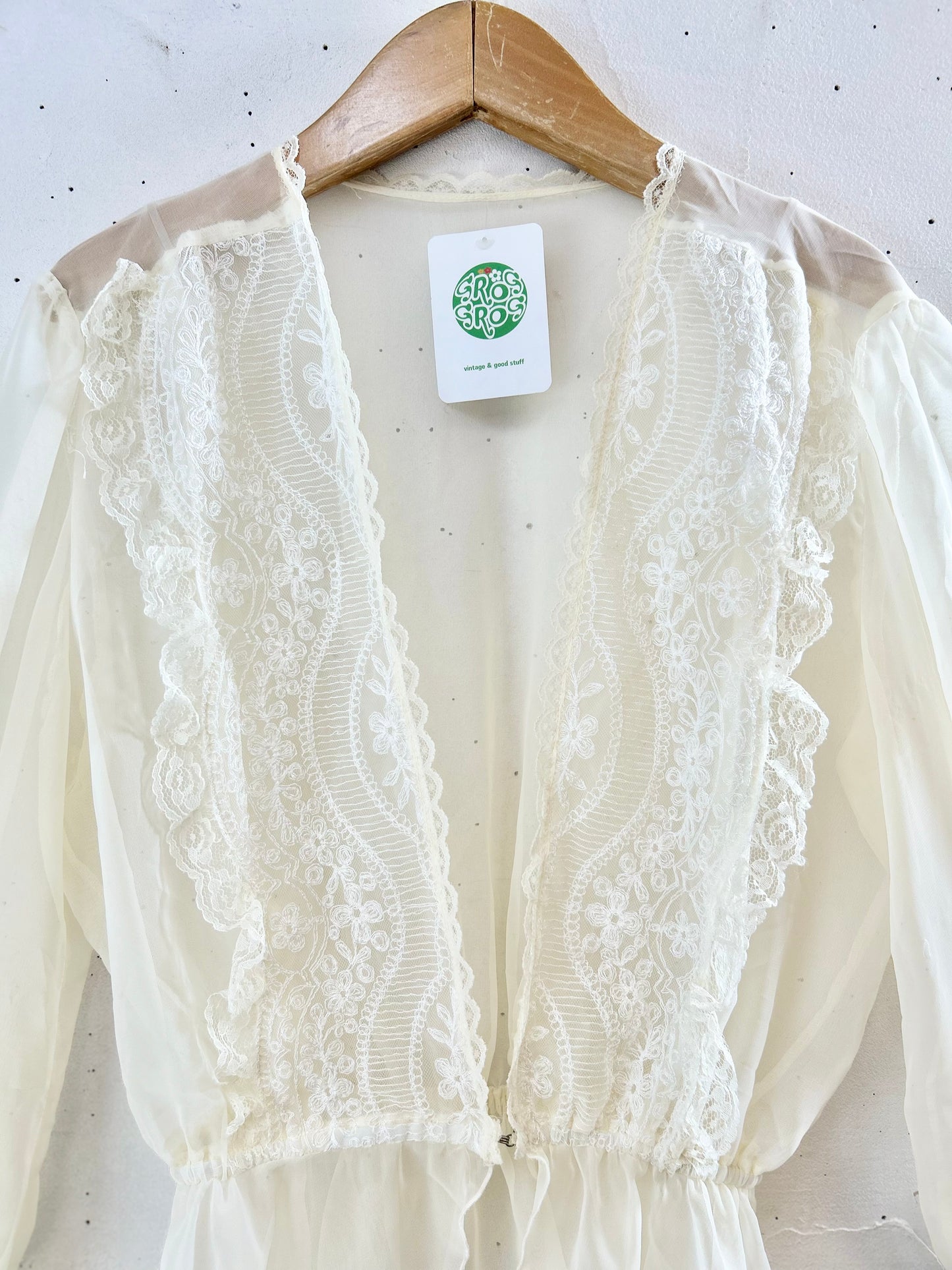 Vintage Sheer Blouse [F30480]