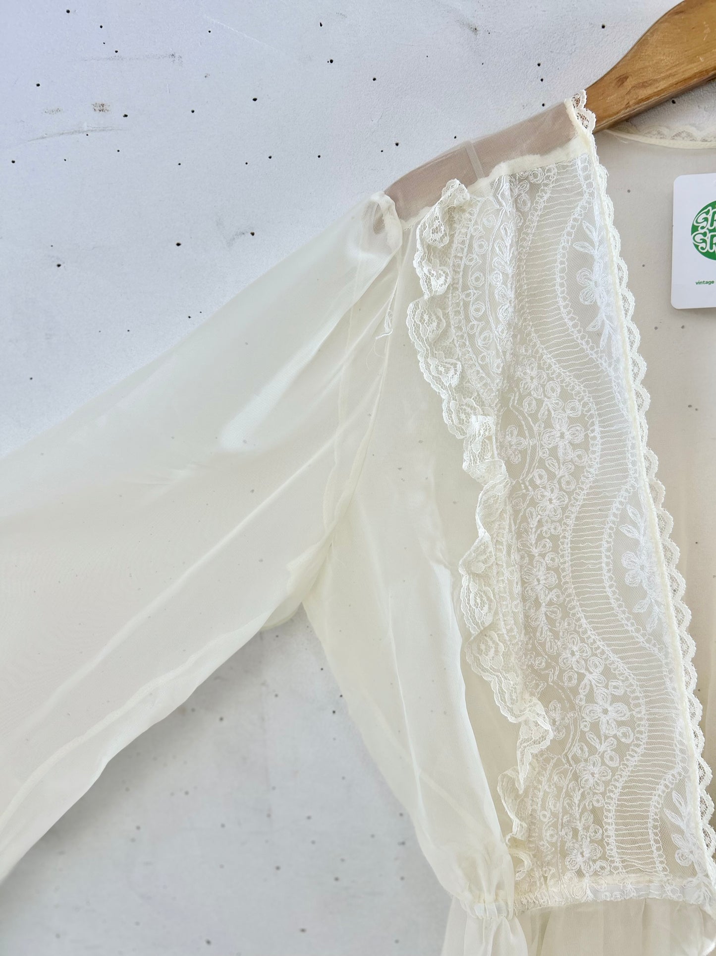 Vintage Sheer Blouse [F30480]