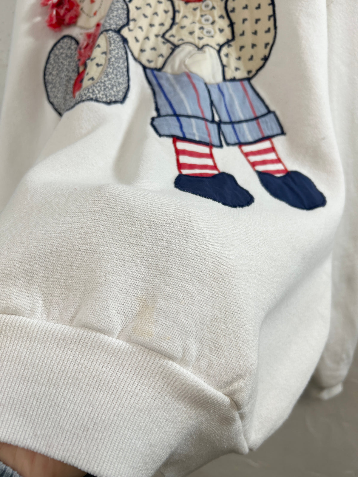 Vintage Sweat 〜Raggedy Ann & Andy MADE IN USA〜 [J34364]