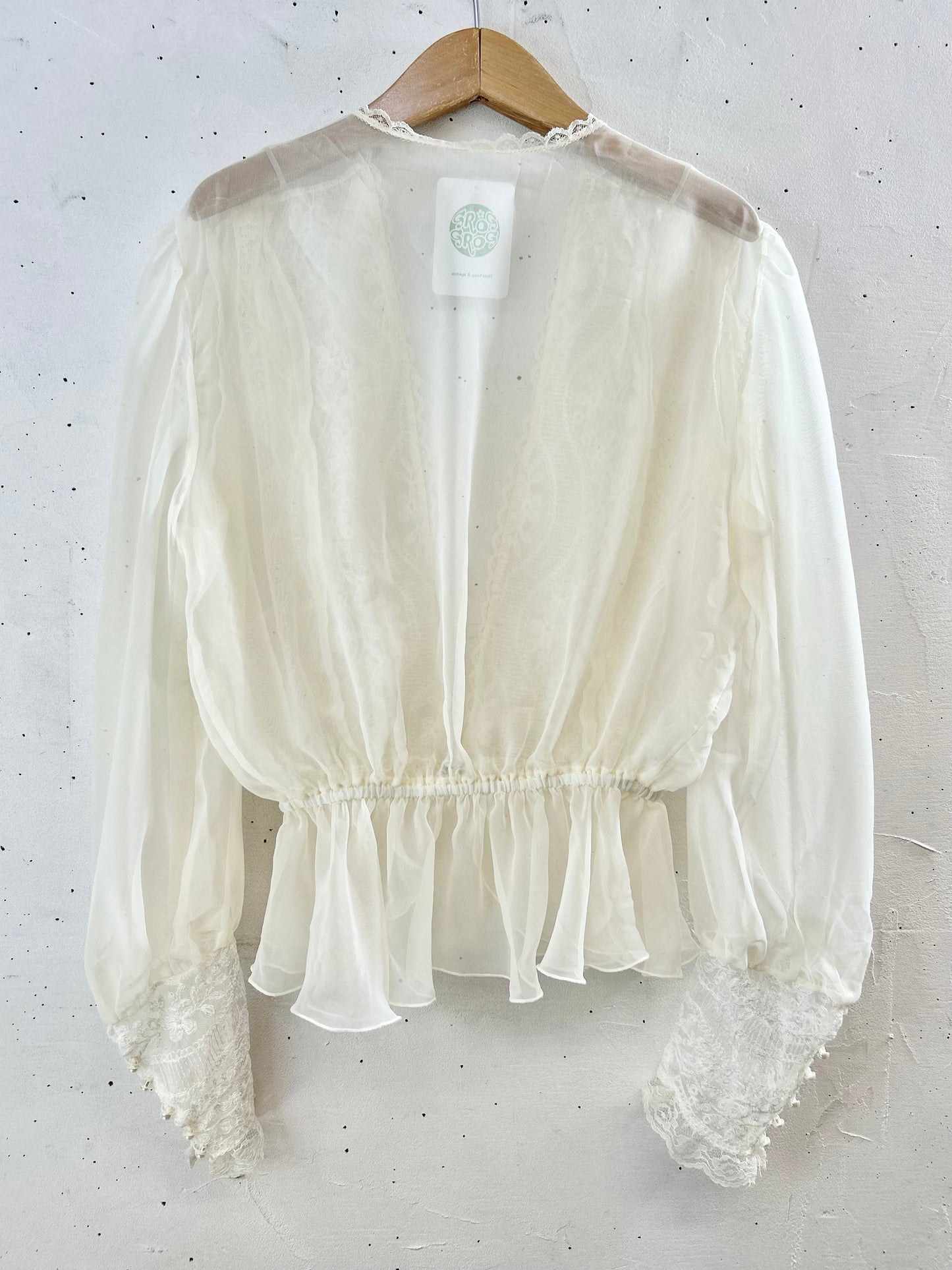 Vintage Sheer Blouse [F30480]