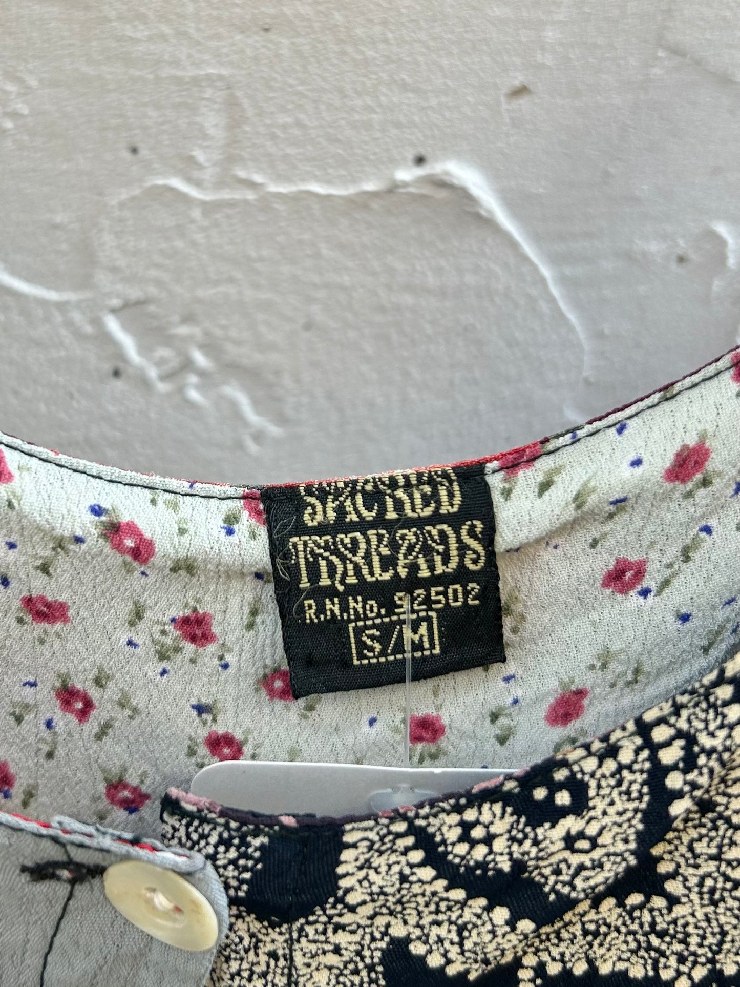 Vintage Indian Rayon Camisole Dress [E30263]