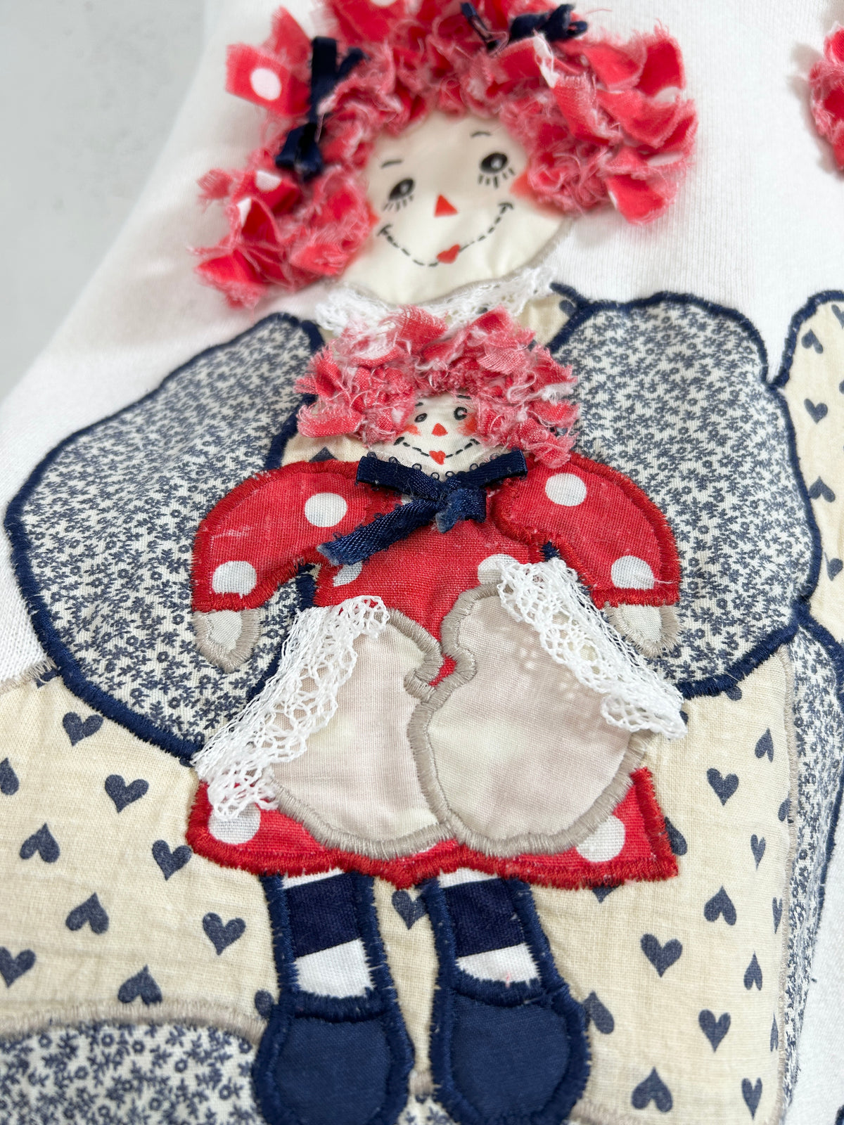 Vintage Sweat 〜Raggedy Ann & Andy MADE IN USA〜 [J34364]