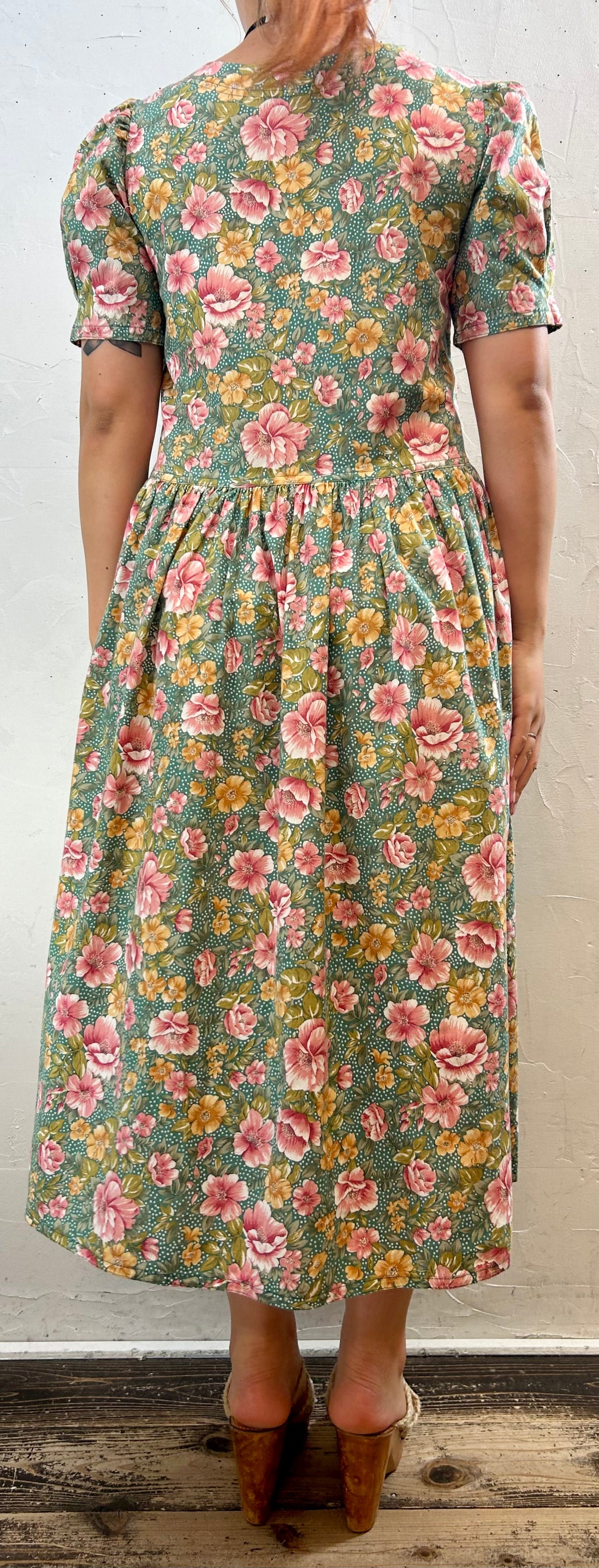 Vintage Flower Dress [F27639]