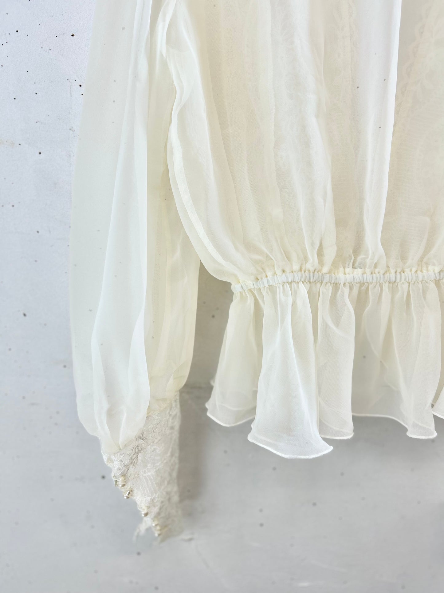 Vintage Sheer Blouse [F30480]