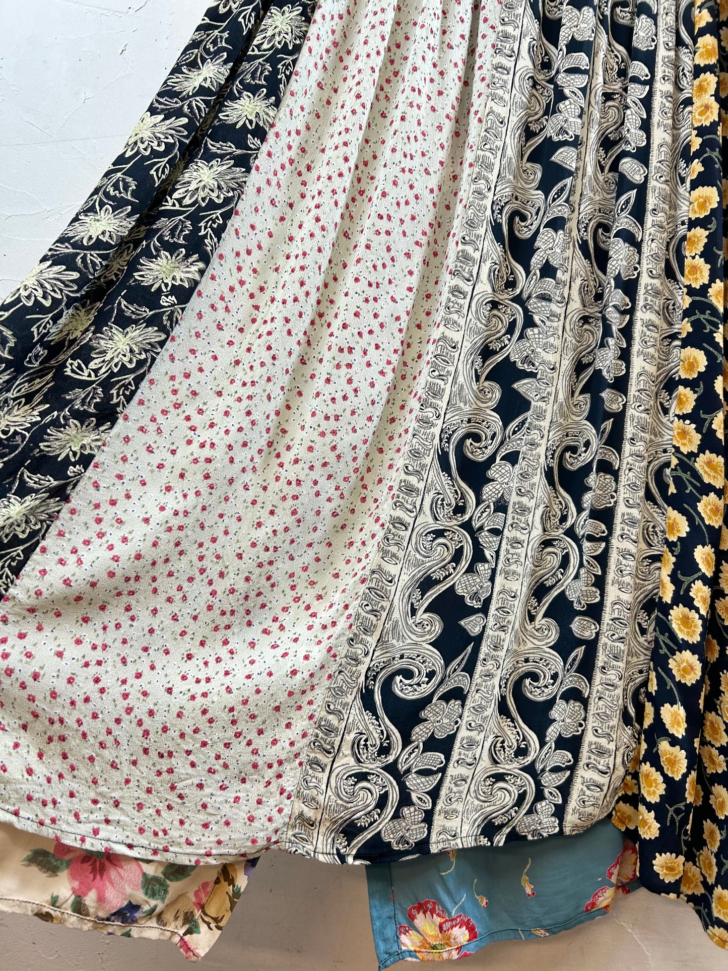 Vintage Indian Rayon Camisole Dress [E30263]