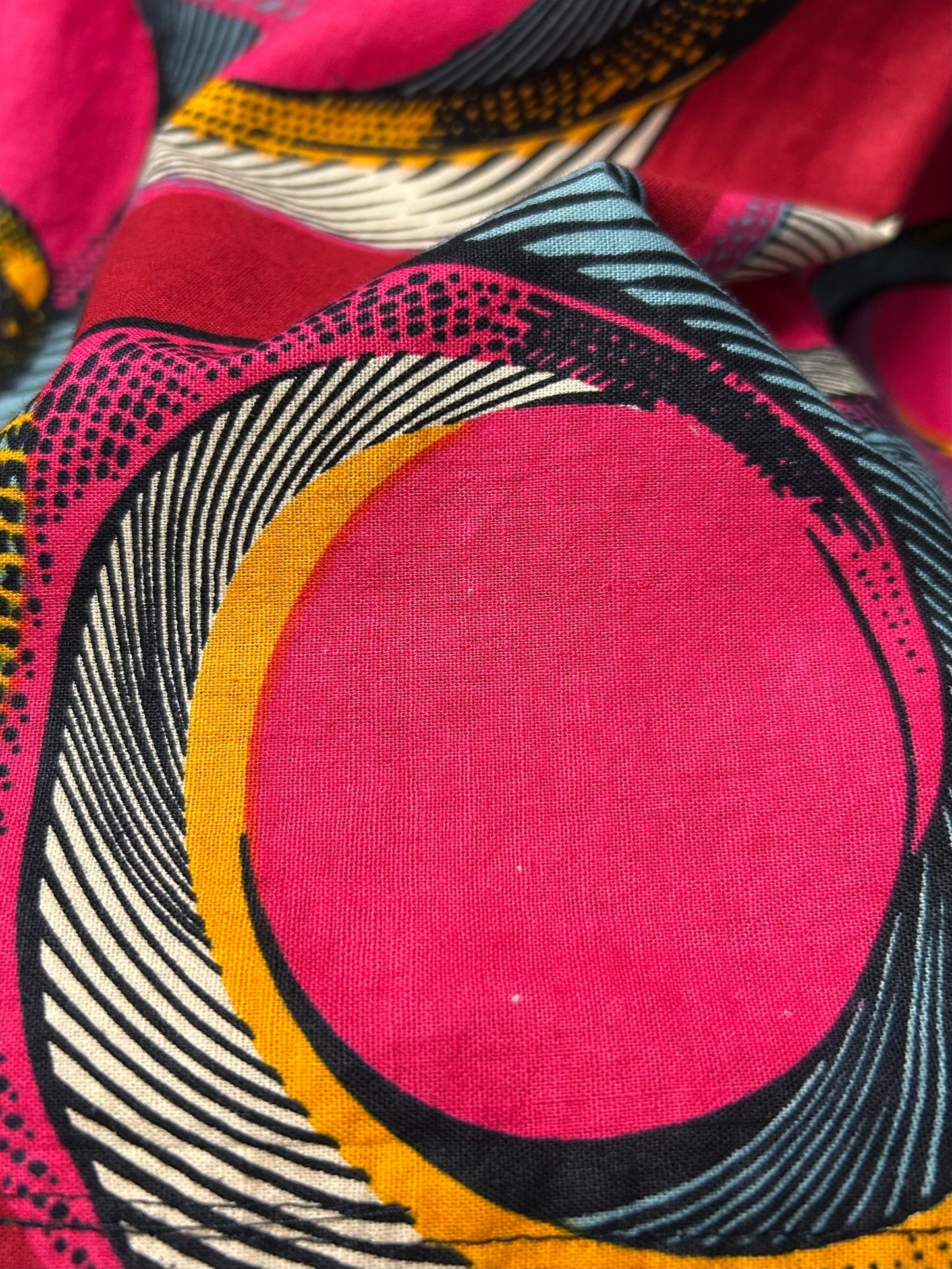 Vintage African Batik Skirt [E30260]