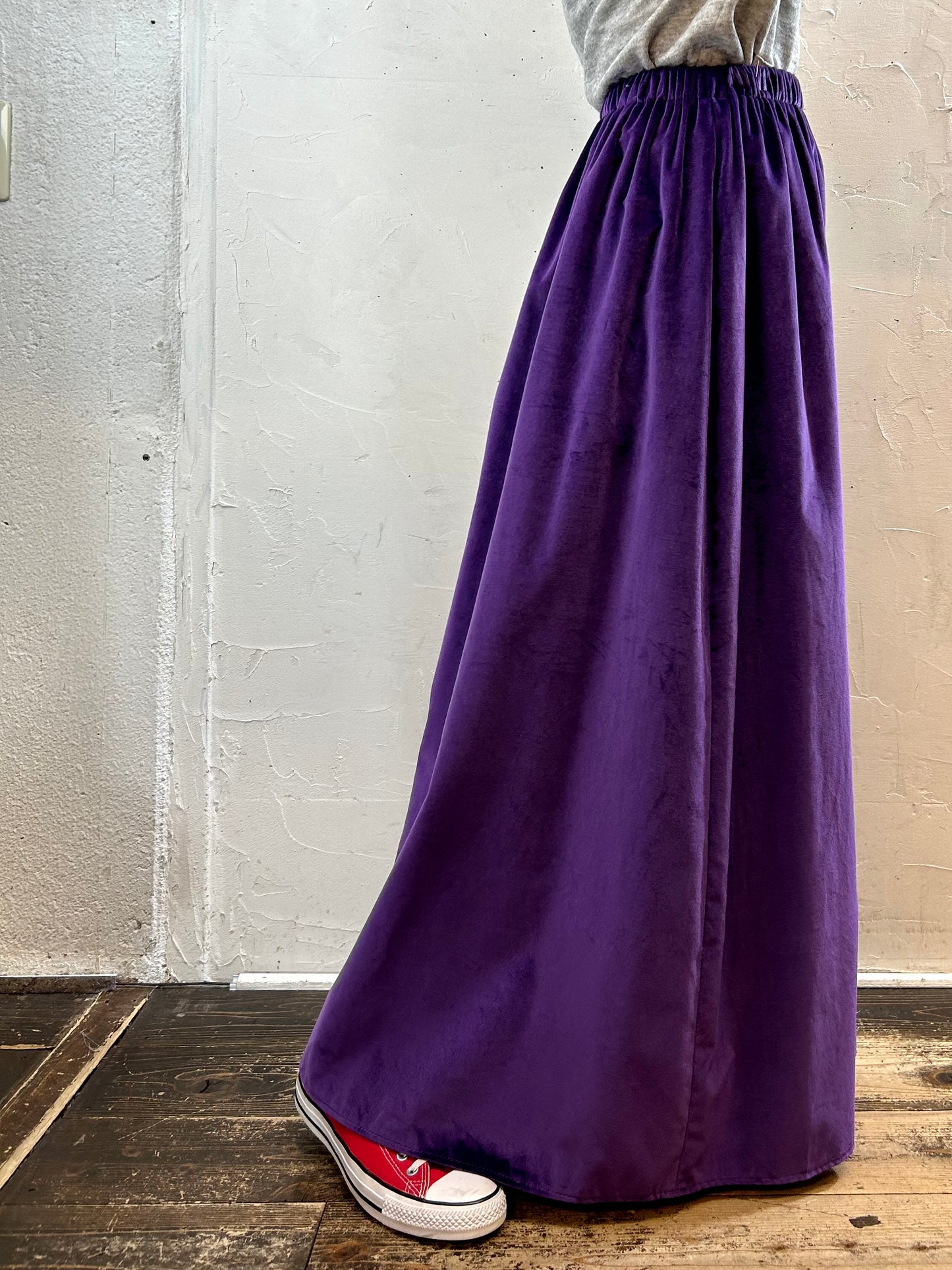 Vintage Velours Skirt [I28518]