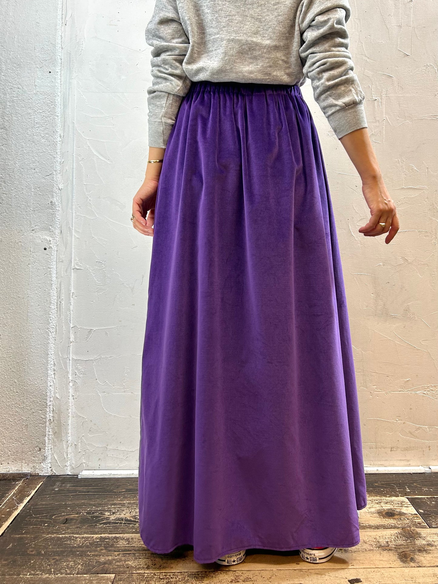 Vintage Velours Skirt [I28518]