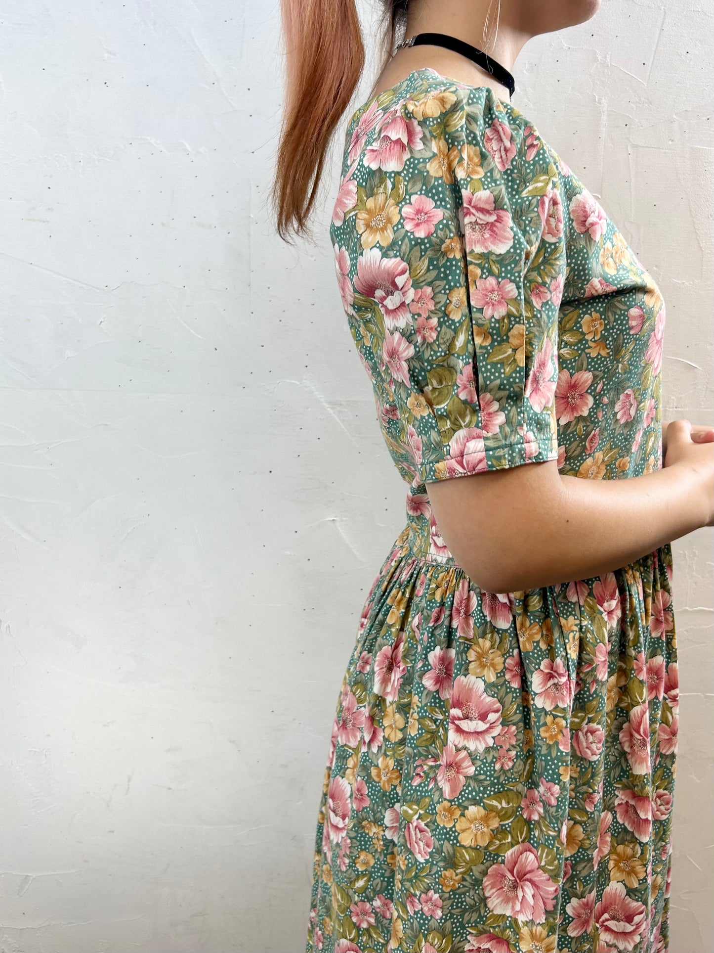 Vintage Flower Dress [F27639]