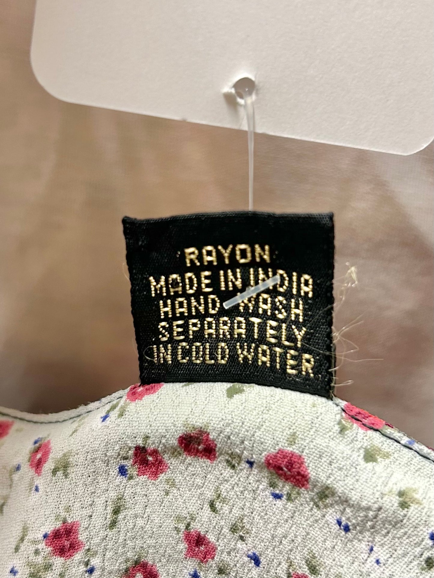 Vintage Indian Rayon Camisole Dress [E30263]