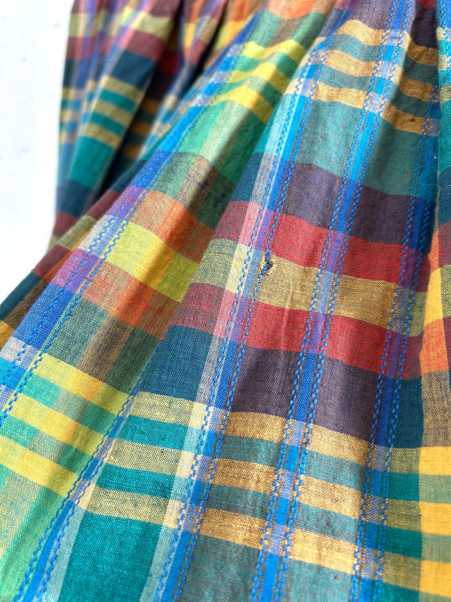 Vintage Plaid Skirt [A29403]